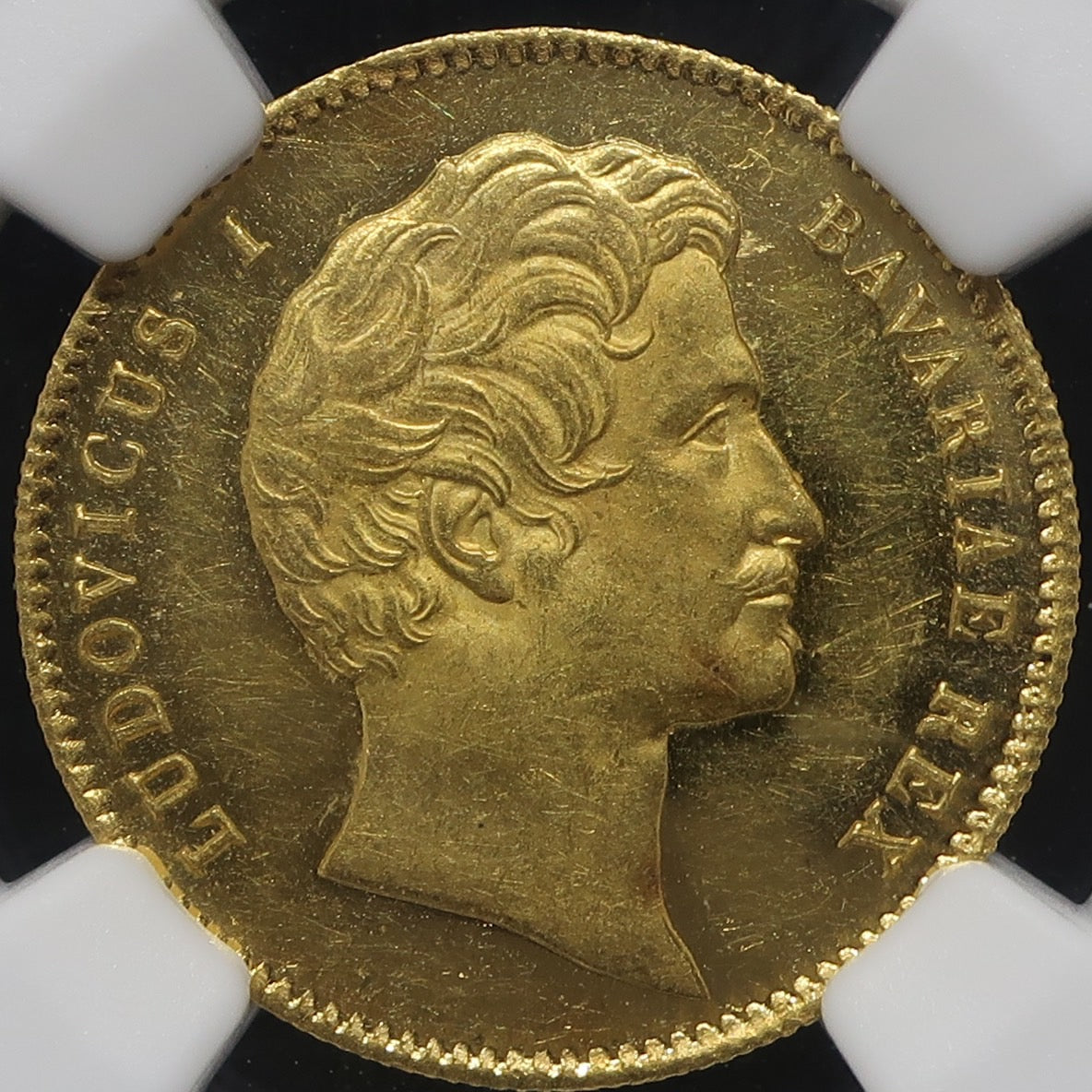 1846 ドイツ バイエルン ダカット金貨 ルートヴィヒ1世 都市景観 ライン川 MS62 PL NGC - CoinBlessing(コインブレッシング)