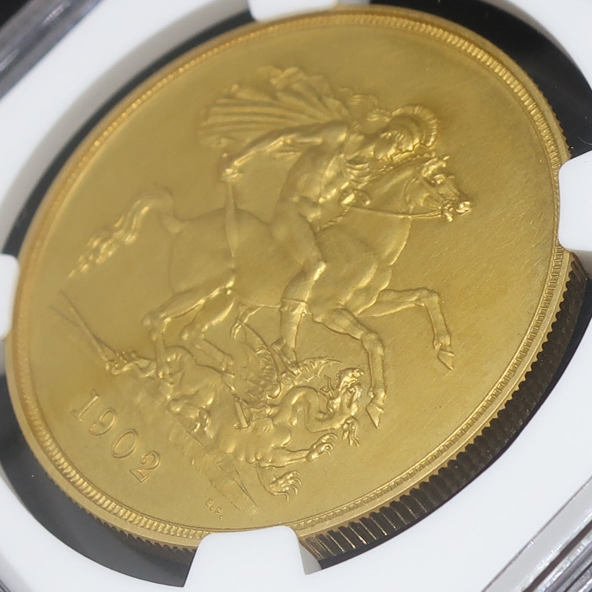 1902 イギリス 5ポンド金貨 エドワード7世 PF62 MATTE NGC - CoinBlessing(コインブレッシング)