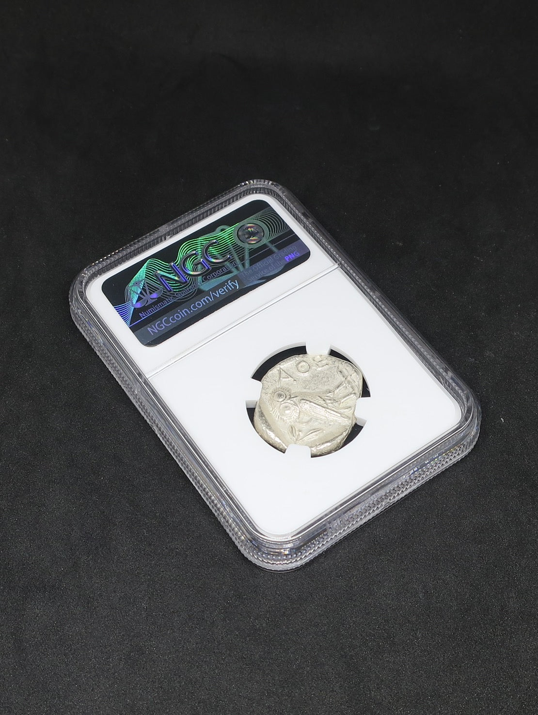 440-404 BC 古代ギリシャ アッティカ アテネ テトラドラクマ銀貨 MS5/5-3/5 NGC
