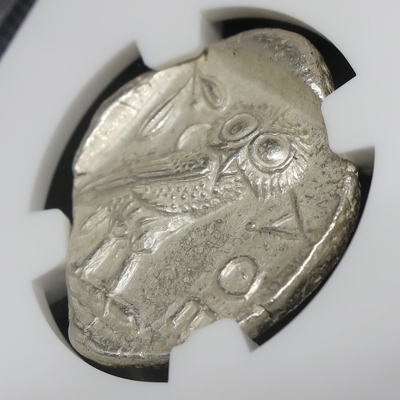 440-404 BC 古代ギリシャ アッティカ アテネ テトラドラクマ銀貨 MS5/5-3/5 NGC