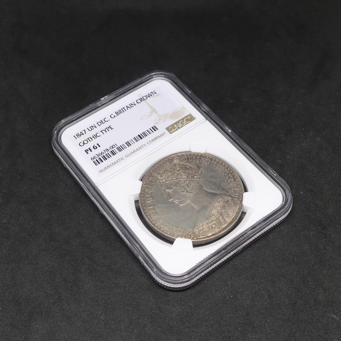 1847 イギリス ゴシッククラウン銀貨 ヴィクトリア女王 アンデシモ PF61 NGC – CoinBlessing(コインブレッシング)