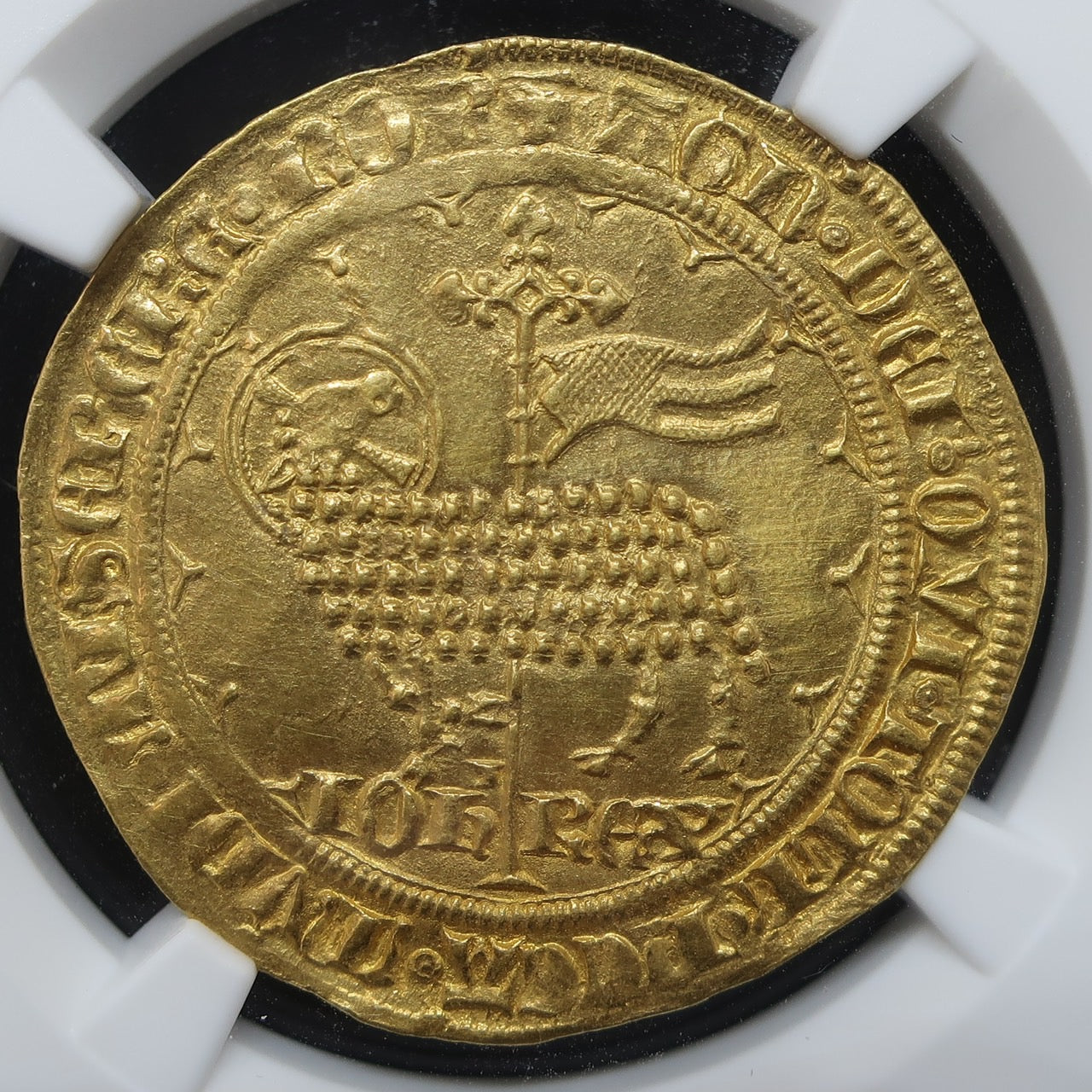 【神の子羊】 1350-64 フランス ムートンドール金貨 MS62 NGC