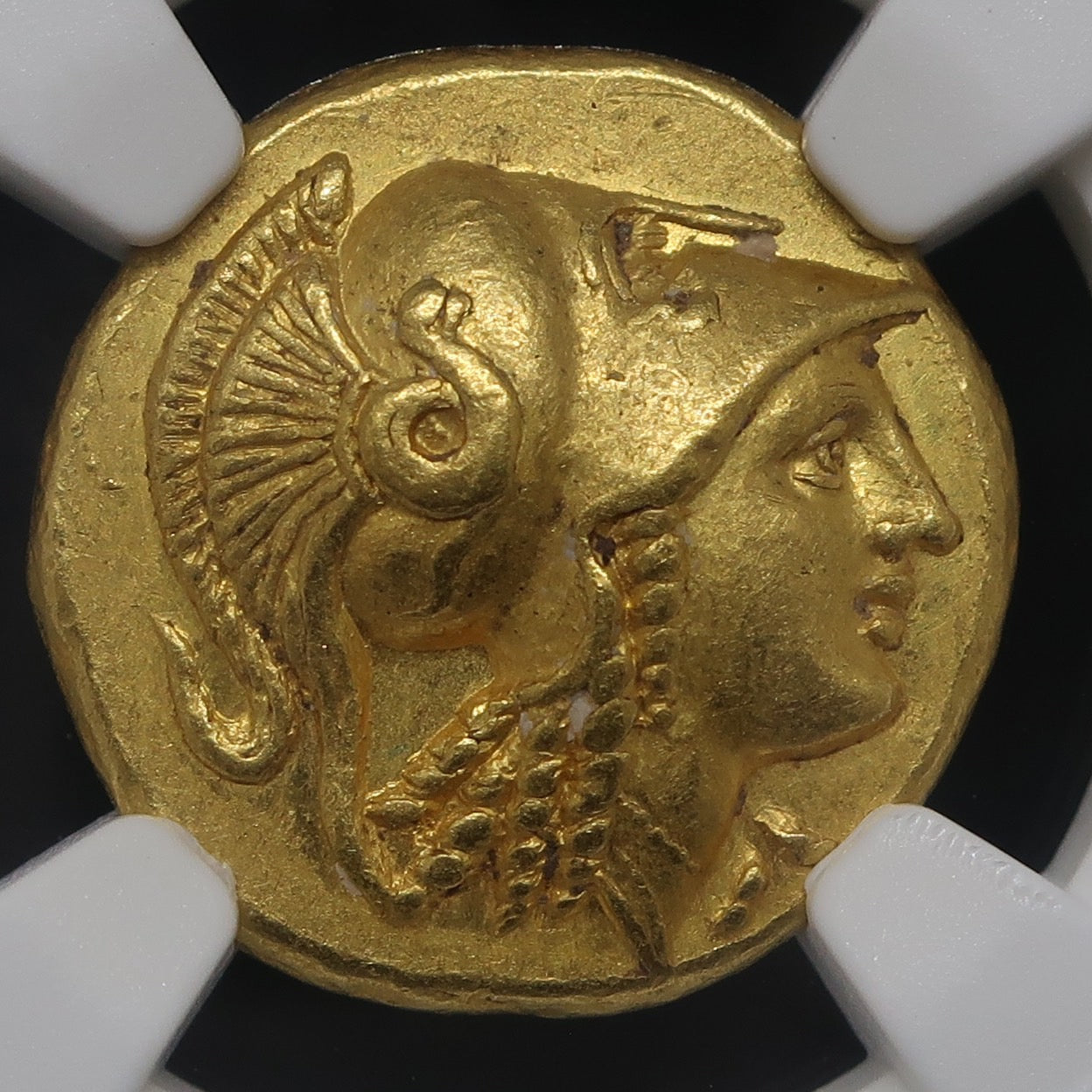 336-323BC マケドニア王国 スタテル金貨 アレキサンダー大王 AU 5/5-5/5 NGC image10