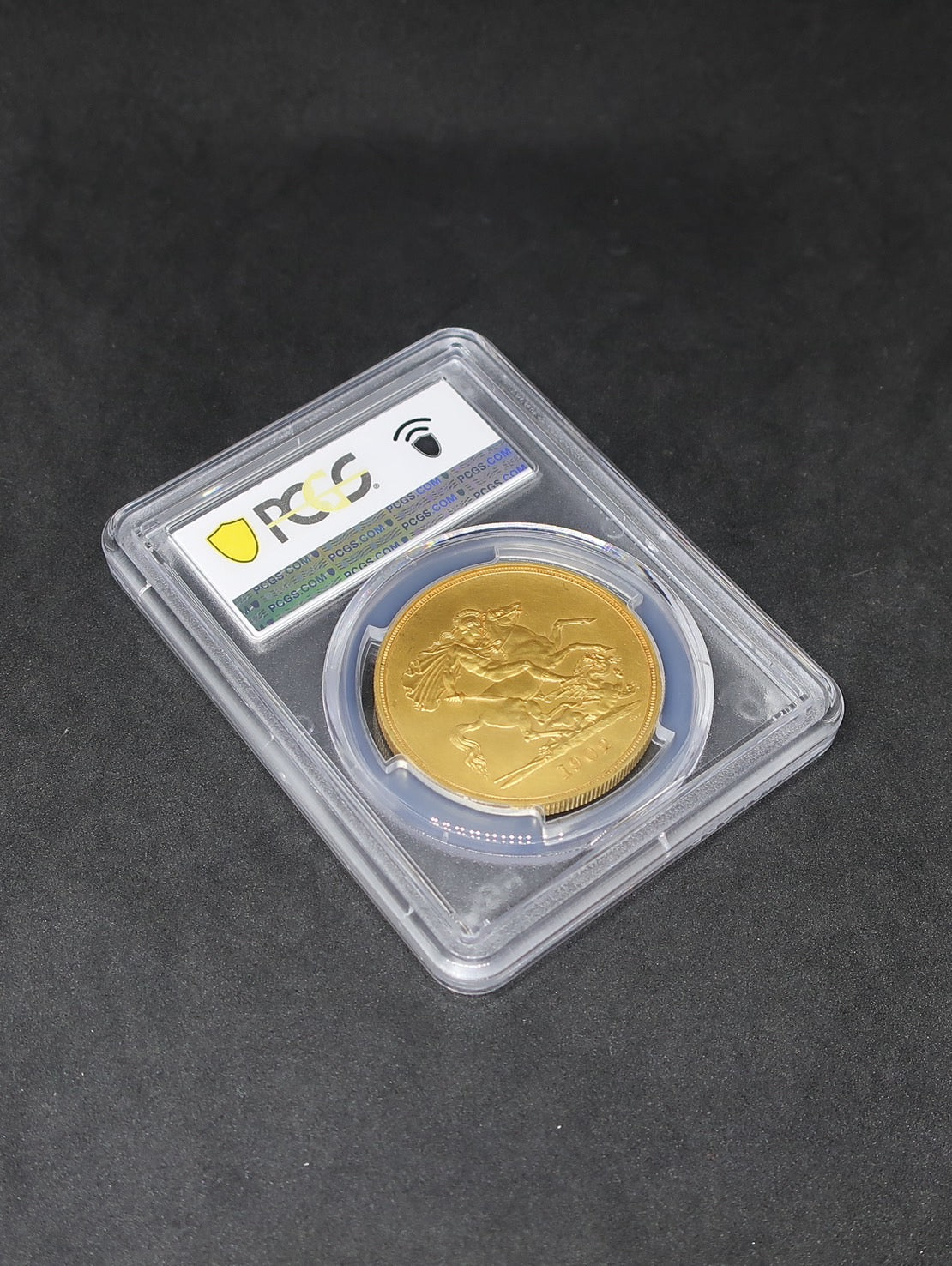 1902 イギリス 5ポンド金貨 エドワード7世 PF62 MATTE PCGS