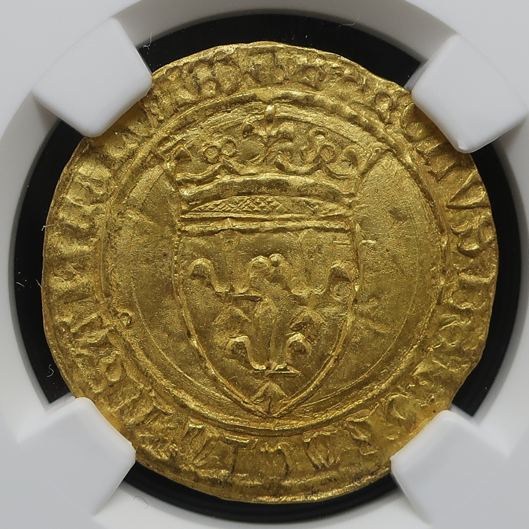 1380-1422 フランス エキュドール金貨 MS65 NGC鑑定済み