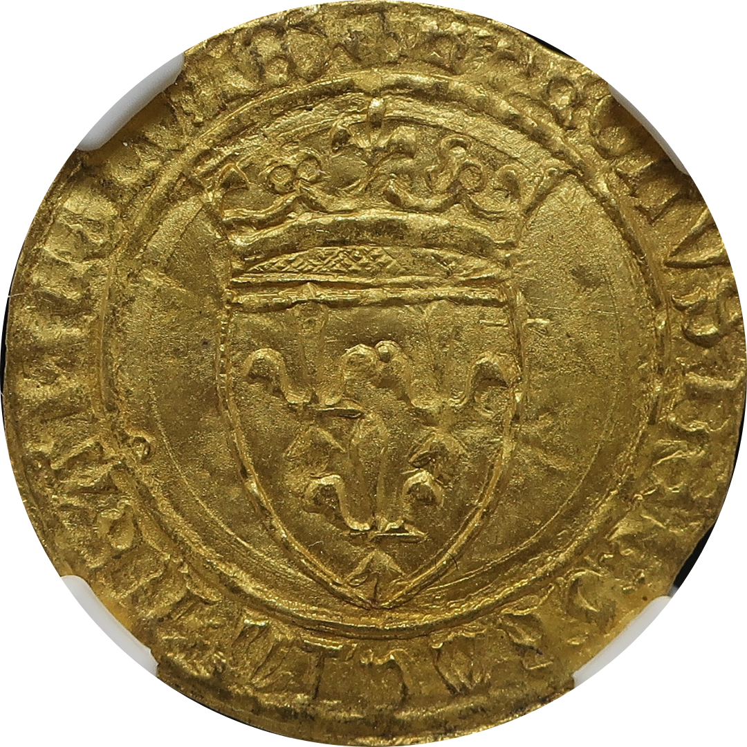 1380-1422 フランス エキュドール金貨 MS65 NGC鑑定済み 