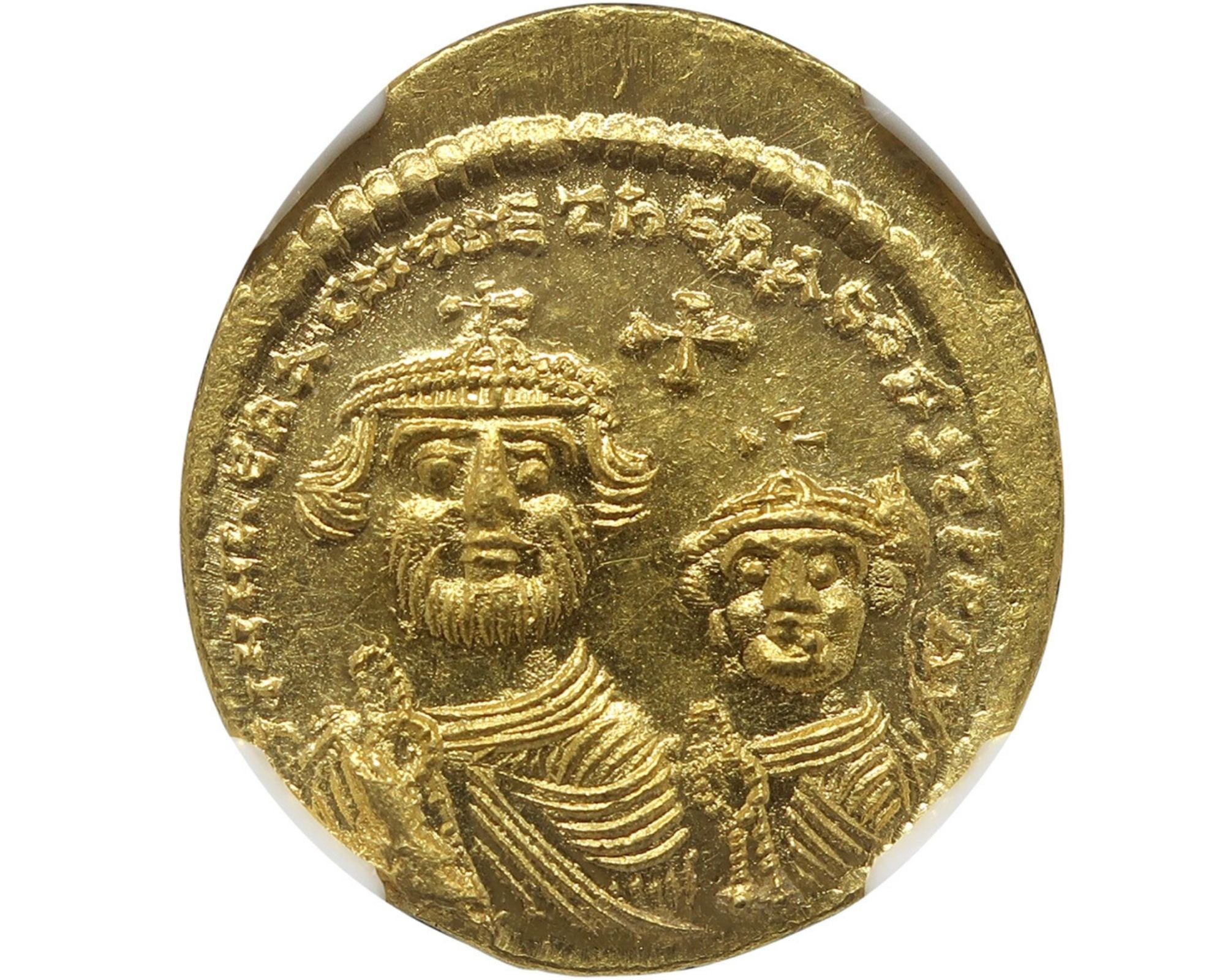 ビザンツ帝国 ビザンチン ヘラクリウス コンスタンティン ソリダス金貨 
