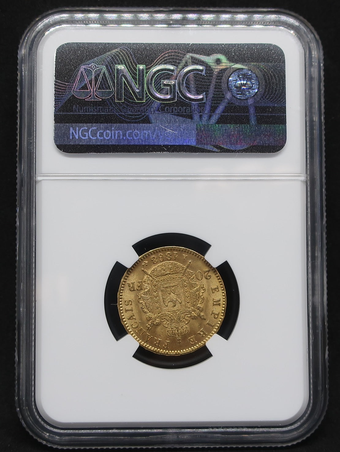 フランス ナポレオン3世 20フラン金貨 1868A MS64 NGC - CoinBlessing