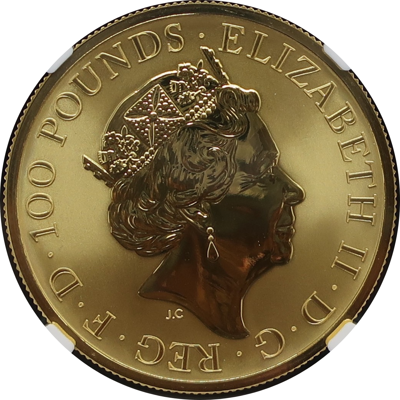 希少金貨 2020 イギリス 金貨 メイフラワー号 100ポンド 最高鑑定 金1オンス!】2020年 イギリス 100ポンド金貨 メイフラワー号