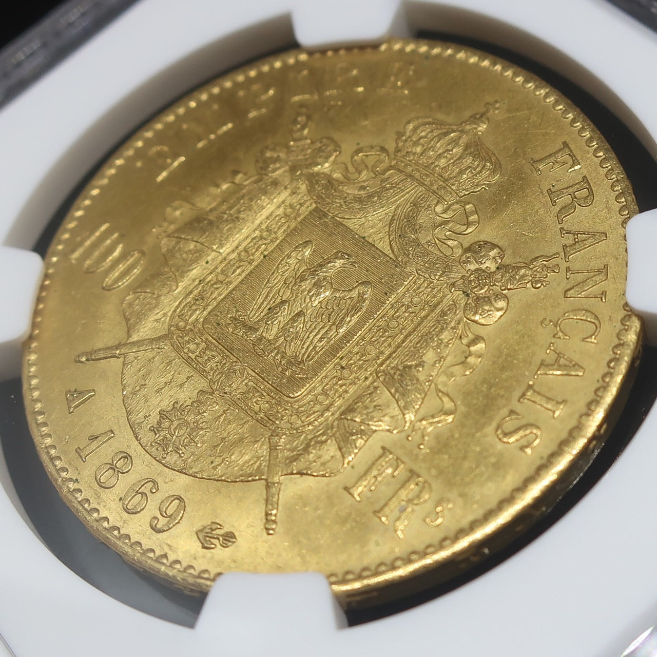 フランス 皇帝ナポレオン3世 1869A 100フラン金貨 MS62 NGC - CoinBlessing