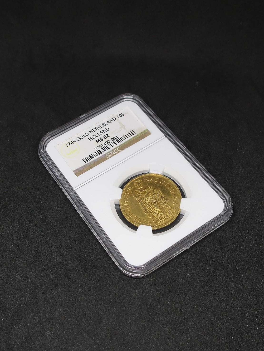 1749  オランダ 10スタイバー  金貨 MS62 NGC - CoinBlessing