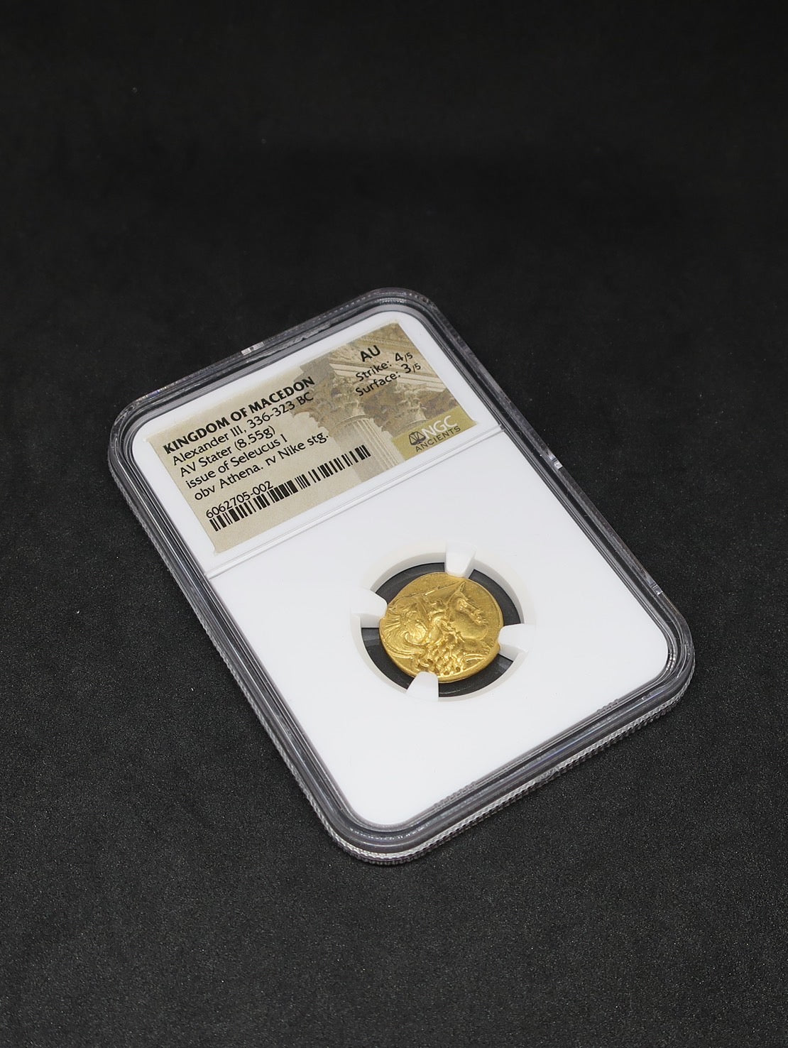 336-323BC マケドニア王国 スタテル金貨 AU アレキサンダー大王 – CoinBlessing(コインブレッシング)