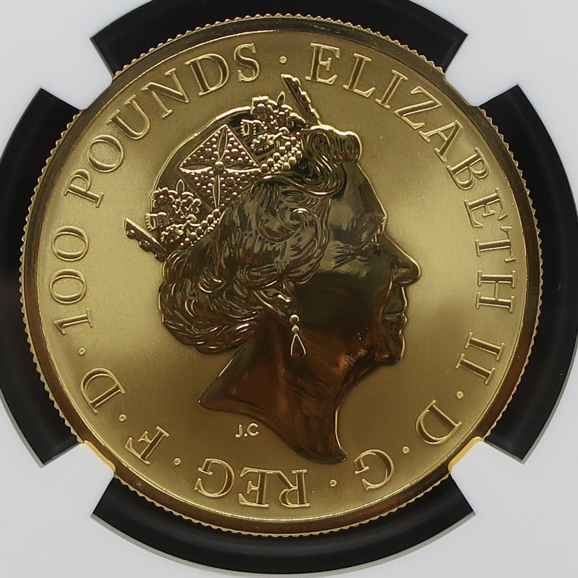 2020年 イギリス 100ポンド金貨 メイフラワー号 400周年記念 PF70 