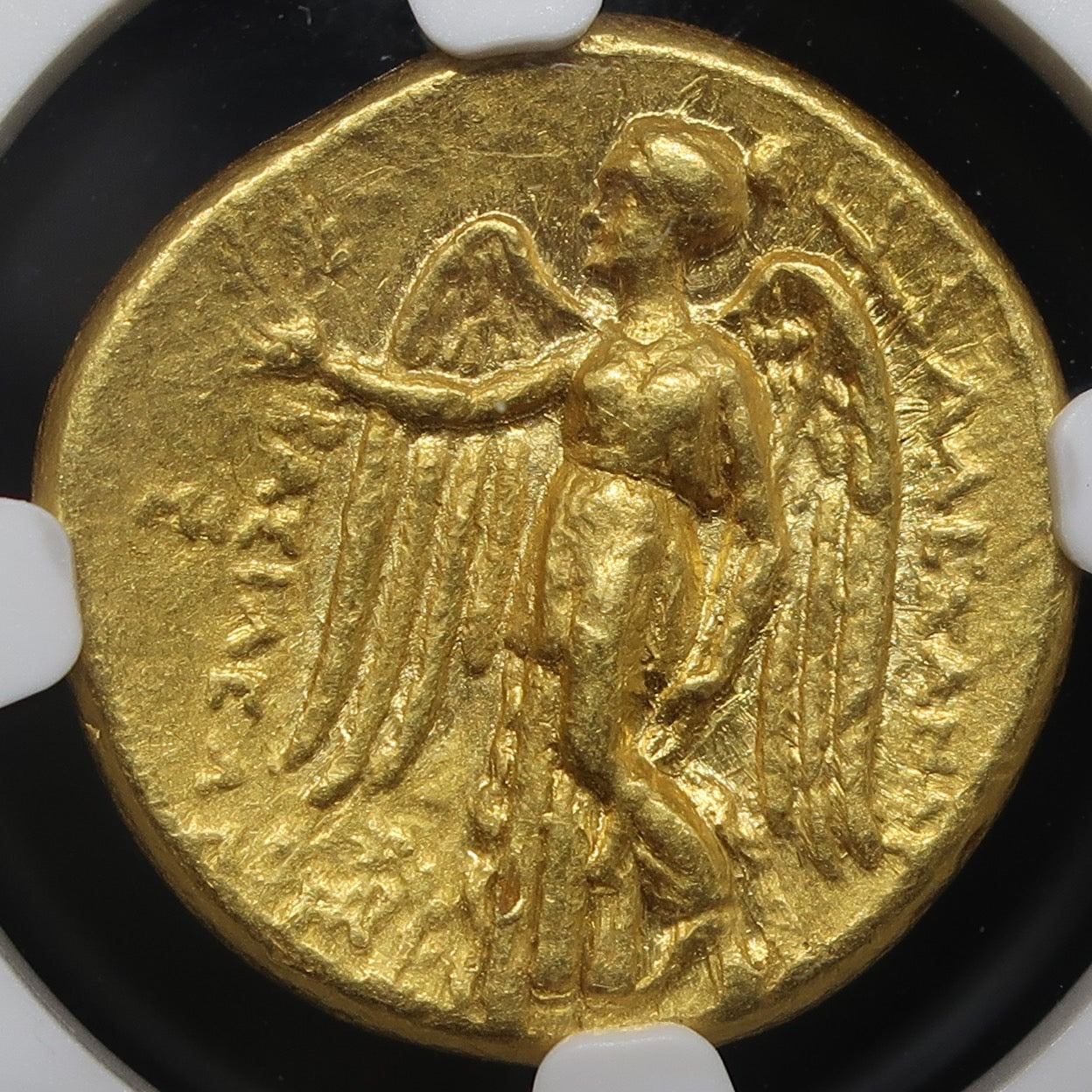336-323BC マケドニア王国 スタテル金貨 AU アレキサンダー大王 